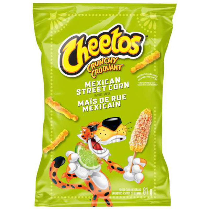 Cheetos Crunchy Mexican Street Corn Cheese Flavoured Snacks - 81g