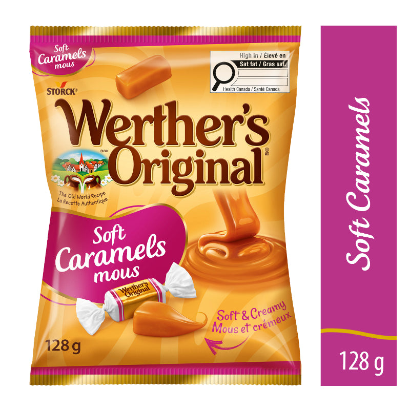 Werther's Soft Caramels - 128g