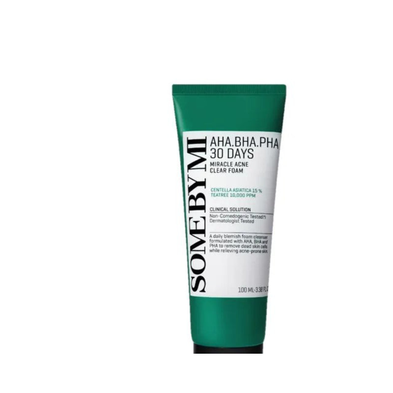 Some By Mi AHA BHA PHA 30 Days Miracle Acne Clear Foam - 100ml / 3.38oz