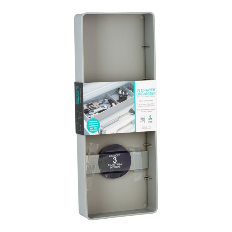 Kitchen Details Drawer Organizer - Gray
