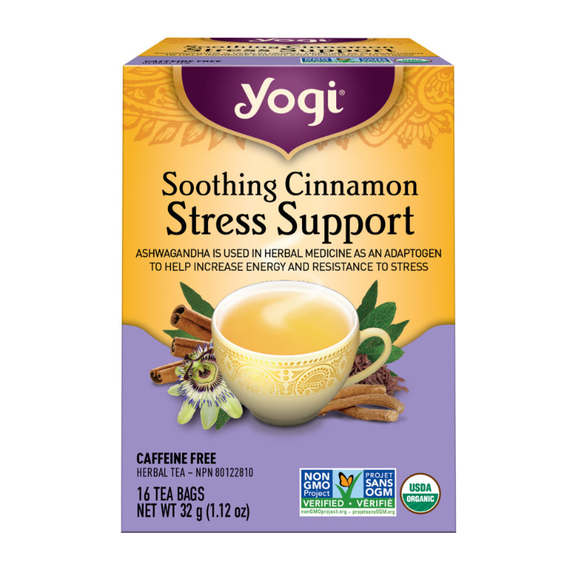 Yogi Tea - Soothing Cinnamon Stress Support - 16s
