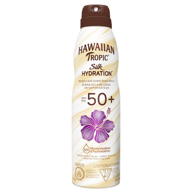 Hawaiian Tropic Silk Hydration Weightless Sunscreen Spray - SPF 50+ - 170g