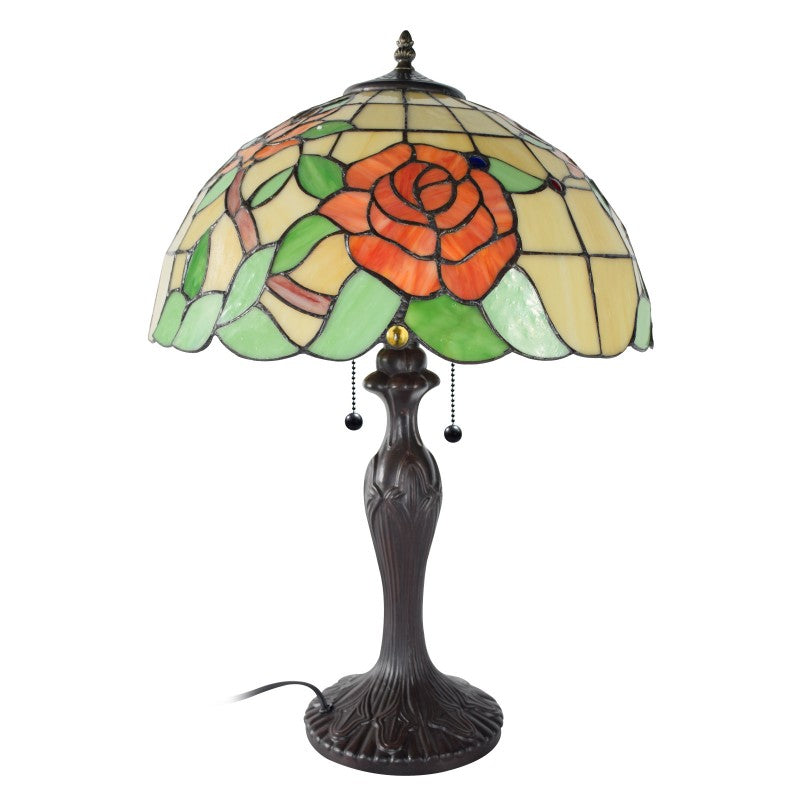Collection by London Drugs Stained Glass Lamp - Red Roses