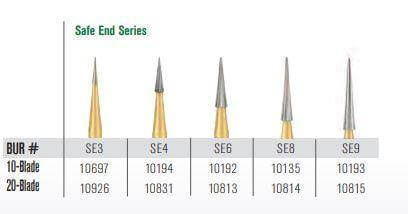 10 Blade Finishing Carbide Safe End - Sterile Roll 25