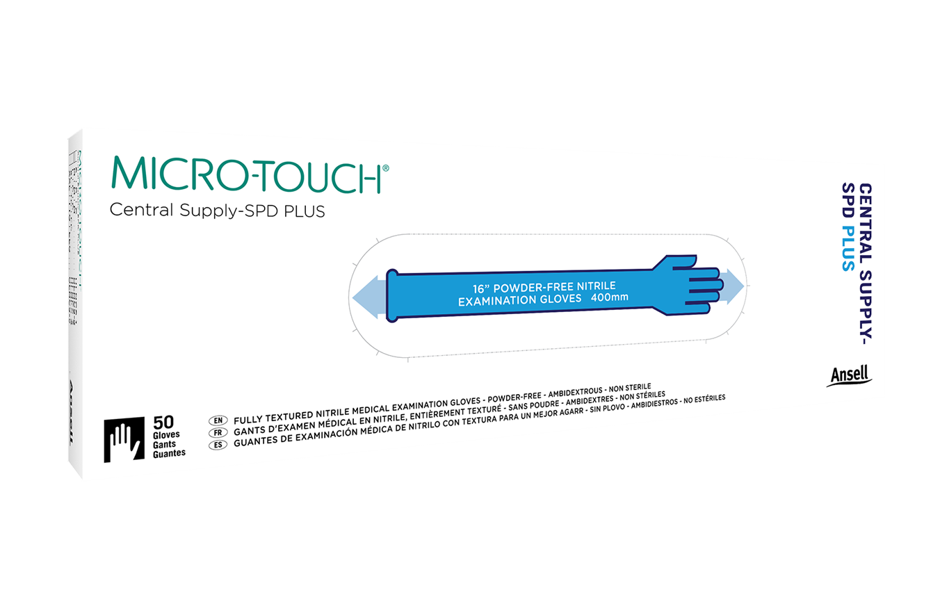 MICRO-TOUCH® Central Supply – SPD Plus ULNCS Disposable medical exam gloves- 50/Box - 10 Boxes/Case