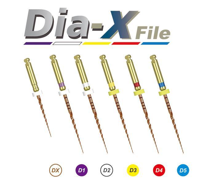 Dia-X Rotary Files 4 files/box (25 MM)