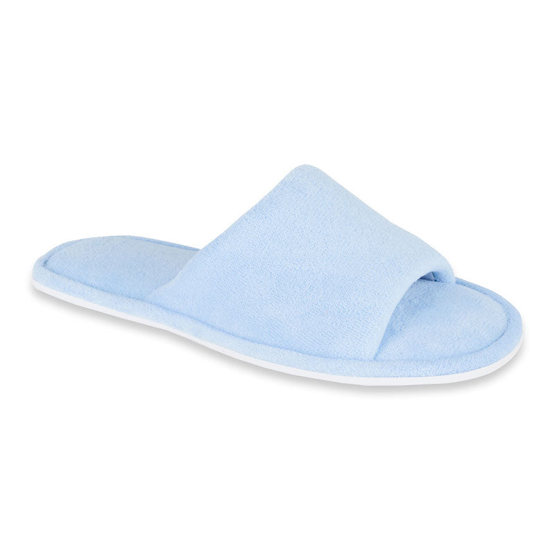 Isotoner Open Toe Slide On Slipper