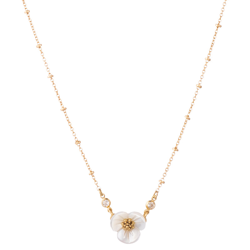 Lonna & Lilly Flower Pendant Necklace - Gold Tone - 16