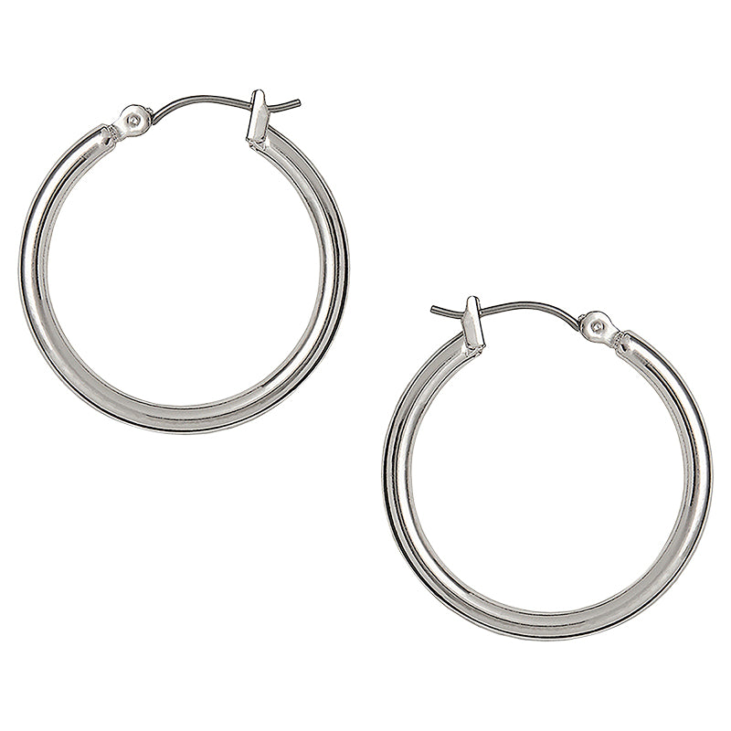 Nine West Click Hoop Earrings