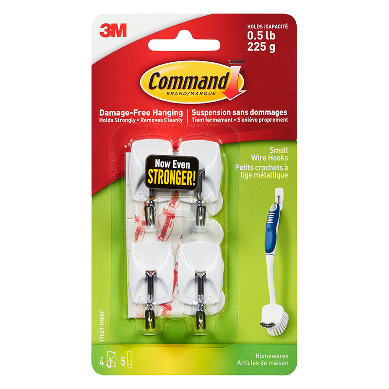 3M Command Kitchen Hook - White - Small - 4's