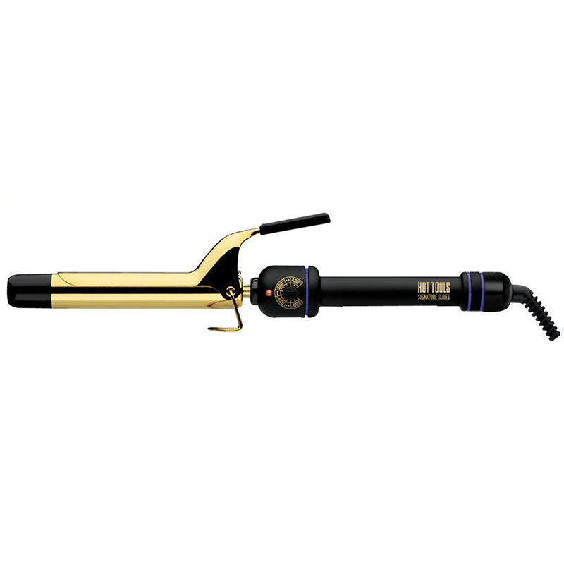 Hot Tools Signature Series 1-inch Gold Curling Iron/Wand - Black/Gold - HTIR1575
