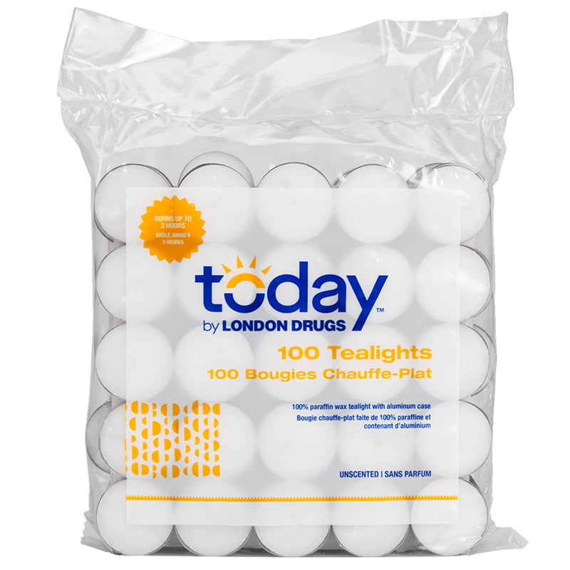 Today by London Drugs Tea Light - 100's