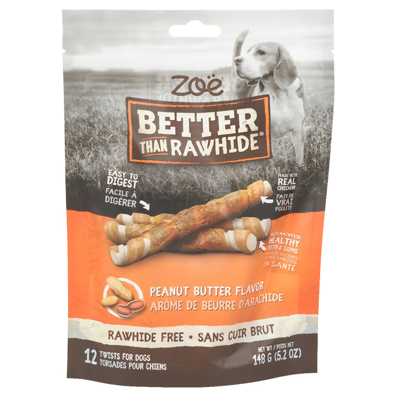 ZOE Better than Rawhide - Peanut Butter - 12 pack - 148g