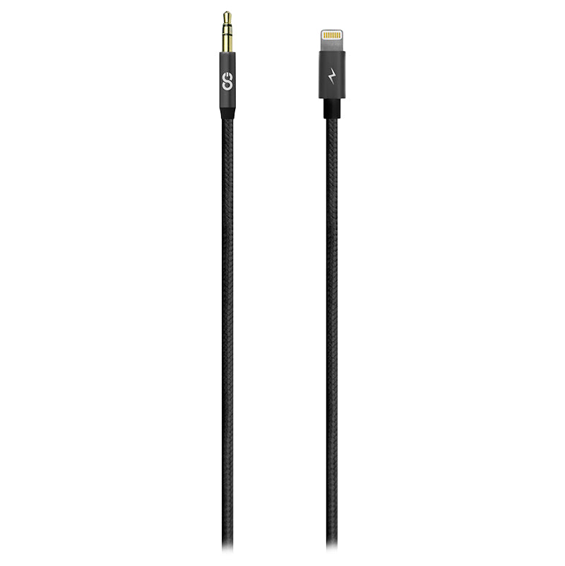 Logiix Piston Connect Lightning to Aux Cable - Black - LGX12975