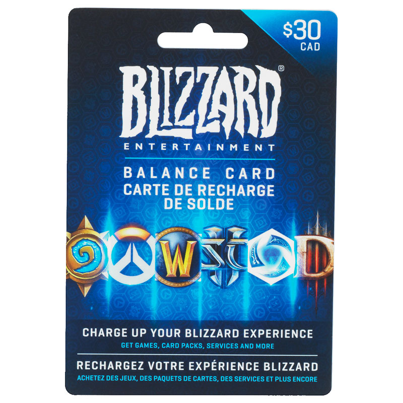 Blizzard Gift Card - $30