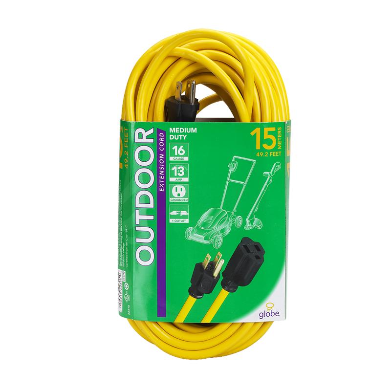 Globe 1 Outlet Garden Cord