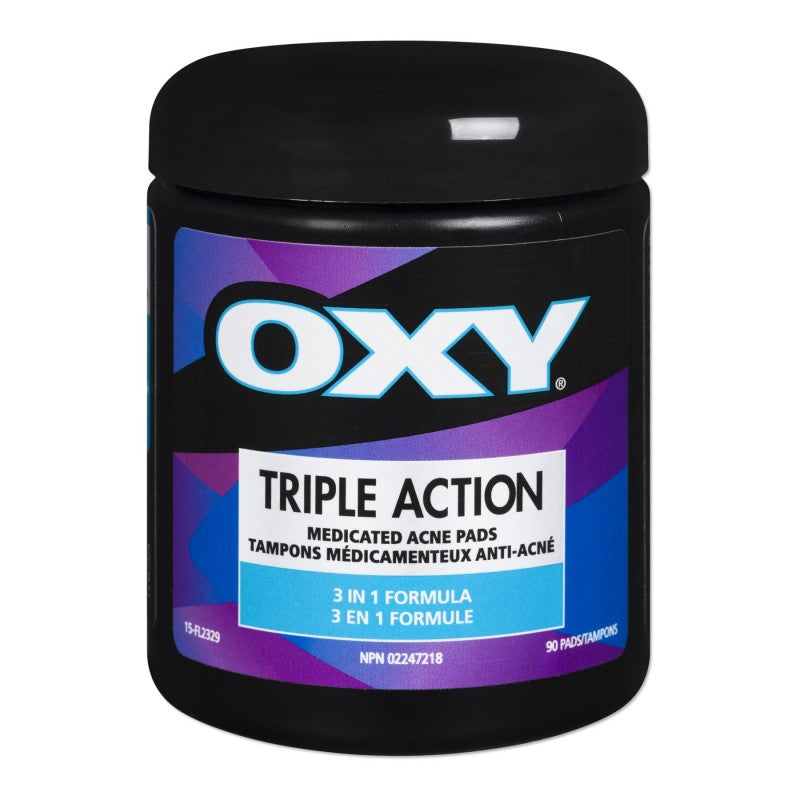 OXY Triple Action Cleansing Acne Pads - 90s