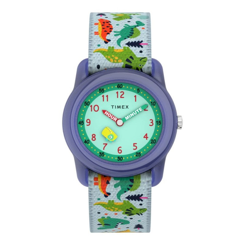 Timex Time Machines Dinosaur Wristwatch - Blue - TW7C773002Y