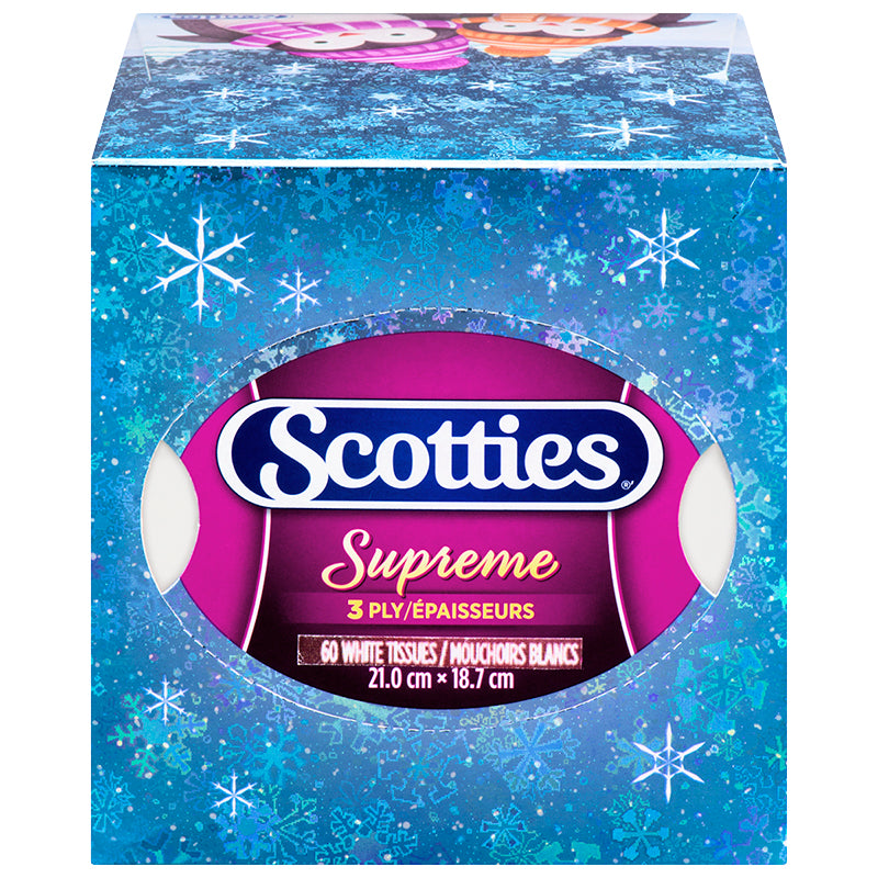 Scotties Supreme Holiday 3 Ply Tissues - 60s