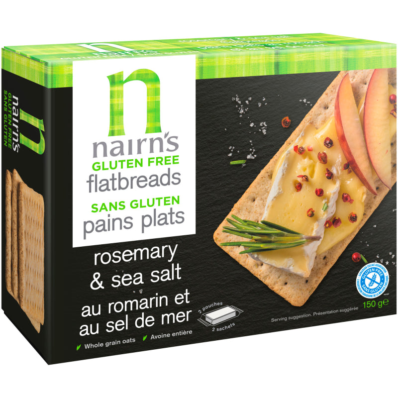 Nairn's Flatbread - Rosemary and Sea Salt - 150g