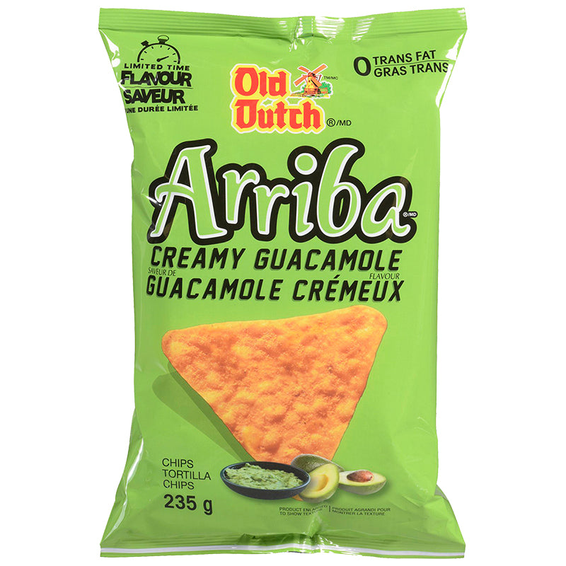 Old Dutch Arriba Chips - Creamy Guacamole - 235g