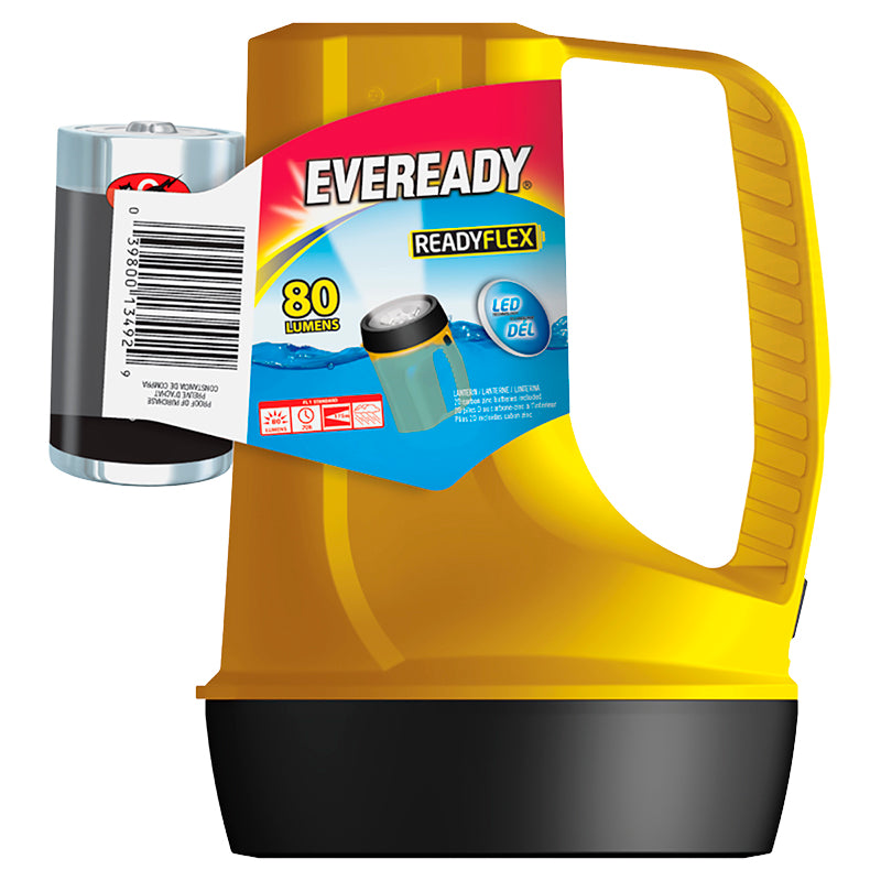 Eveready Readyflex Energizer LED Floating Lantern - Yellow/Black - EVGPLN451