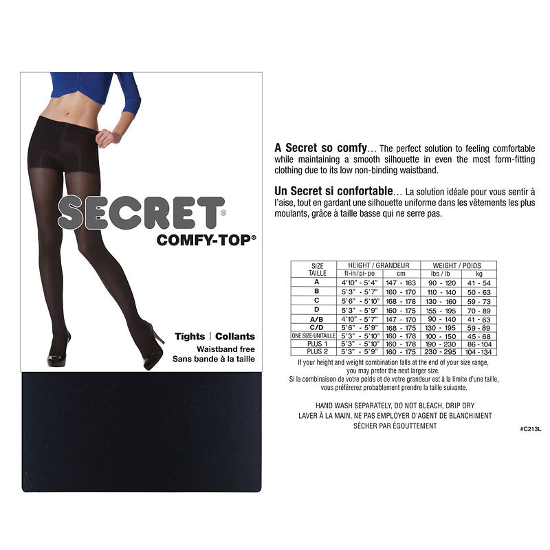Secret No-Waistband Tights