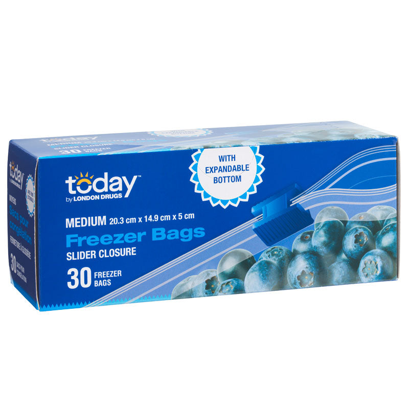 Today by London Drugs BPA Free Freezer Bag - 30s