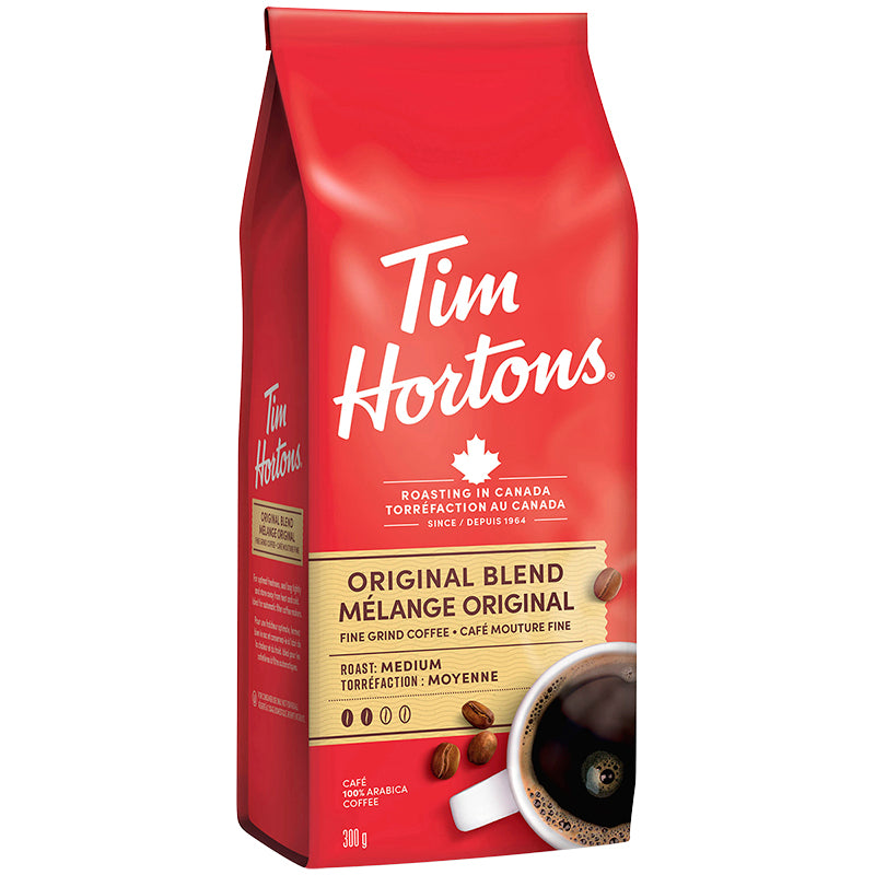 Tim Hortons Coffee - Original Blend - Ground Coffee - 300g