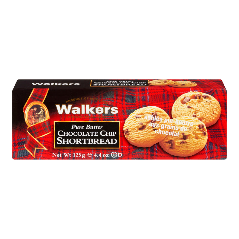 Walkers Shortbread Cookies - Chocolate Chip - 125g
