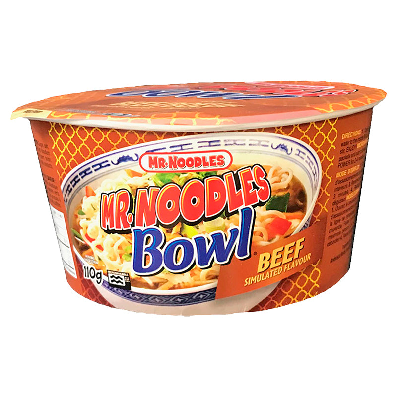 Mr. Noodles Instant Noodle Bowl - Beef - 110g