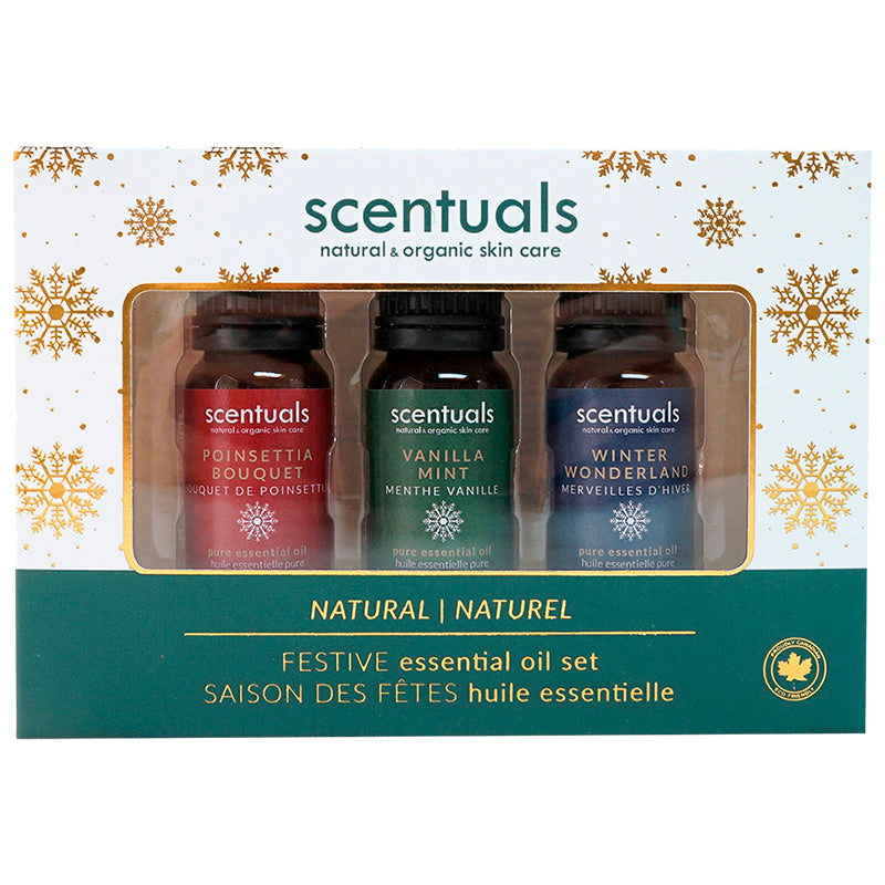 Scentuals Festive Essential Oil Set - 3 piece