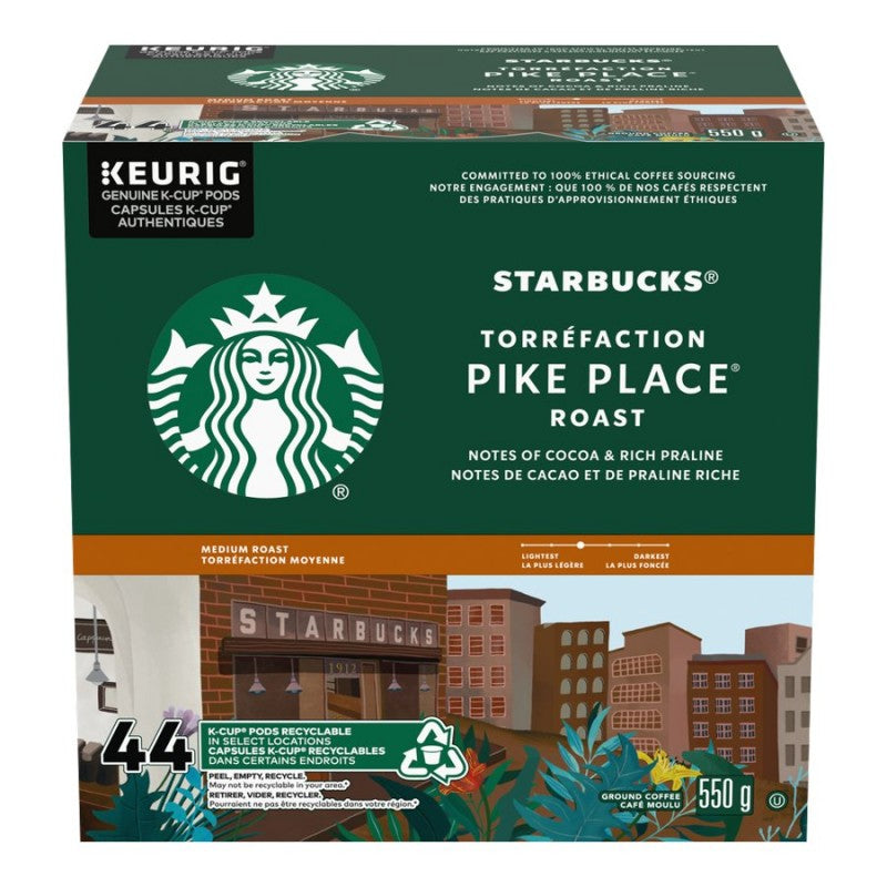 Starbucks K-Cup Coffee - Pike Place Roast - 44s