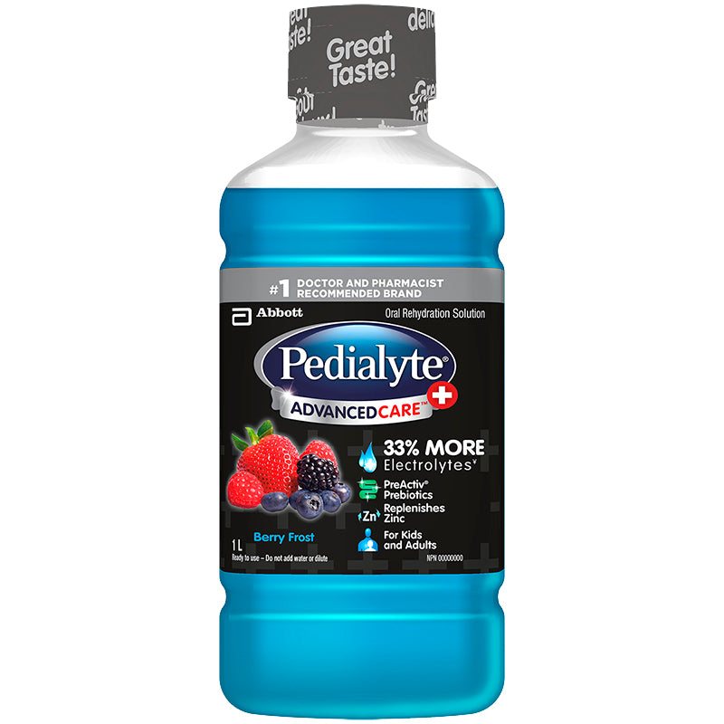 Pedialyte AdvancedCare Oral Hydration Solution - Strawberry Freeze - 1L