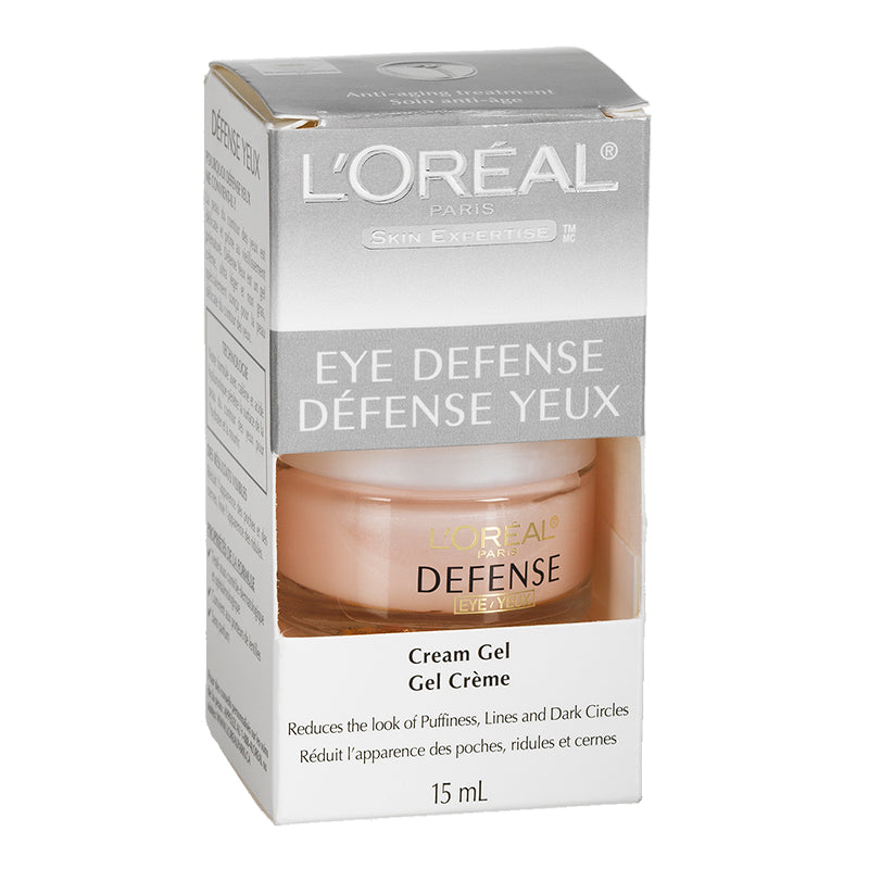 L'Oreal Dermo-Expertise Eye Defense Eye Contour Gel-Cream - 15mL