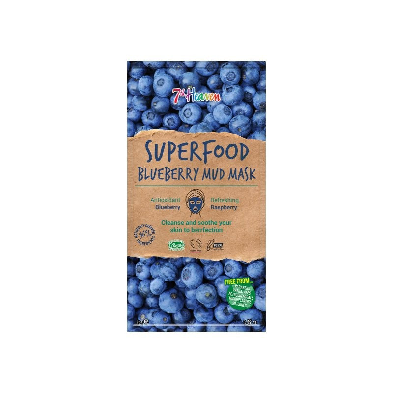 7th Heaven Superfood Blueberry Mud Musk - 10g