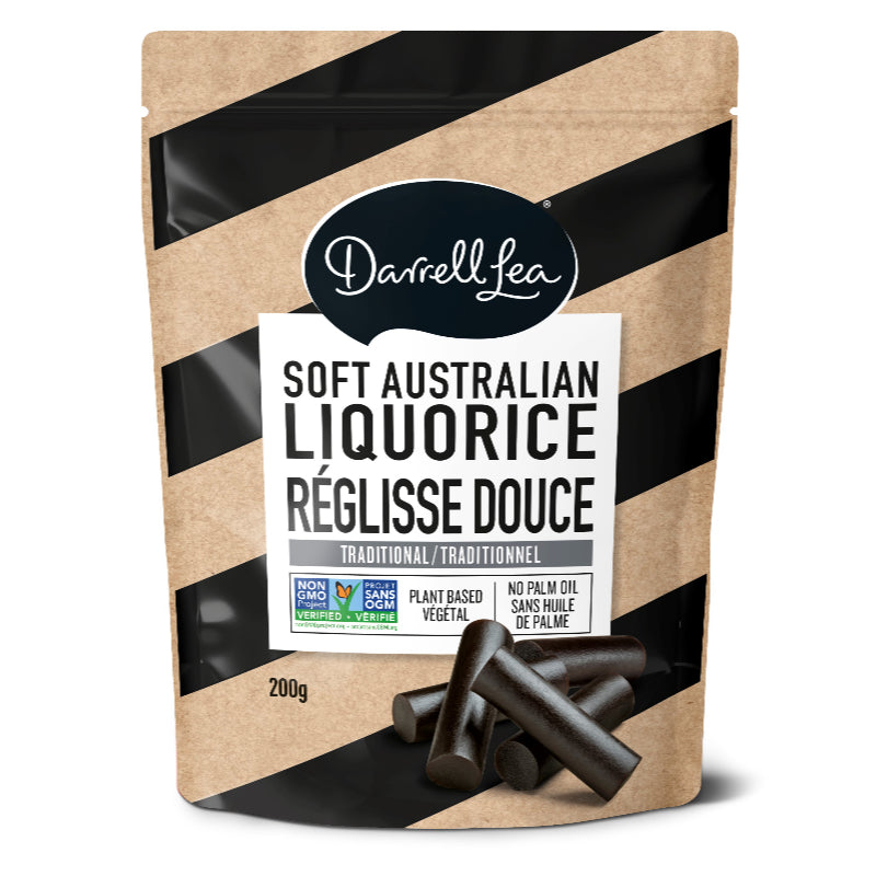 Darrell Lea Liquorice - Black - 200g