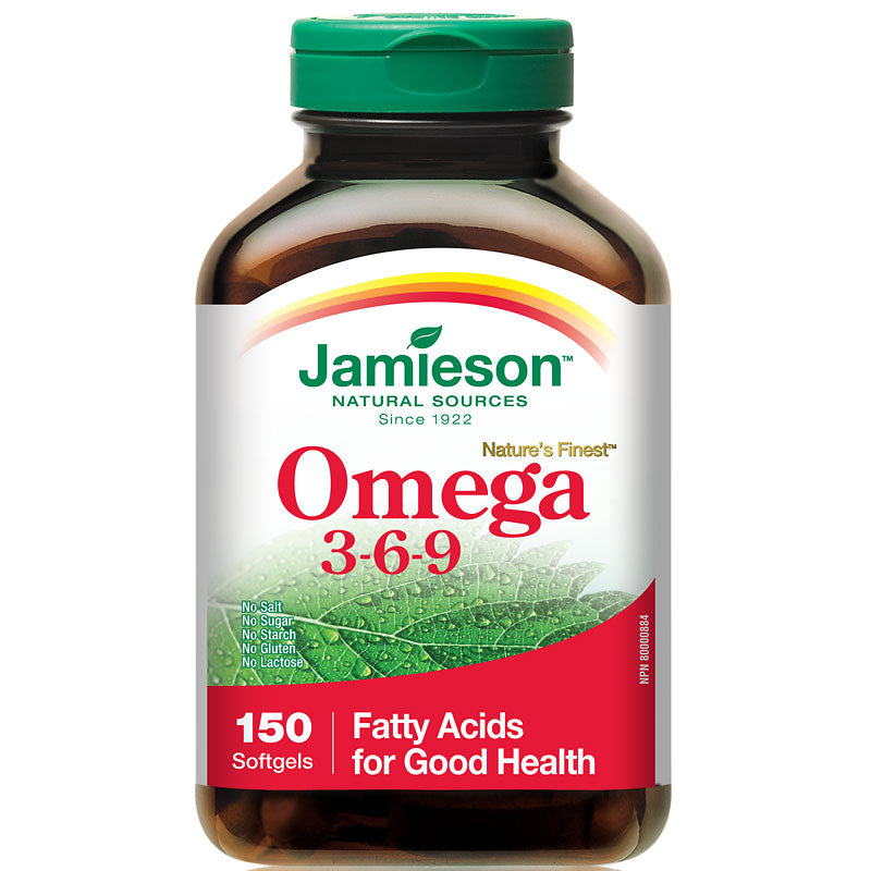 Jamieson Omega 3-6-9 1200 mg - 150's