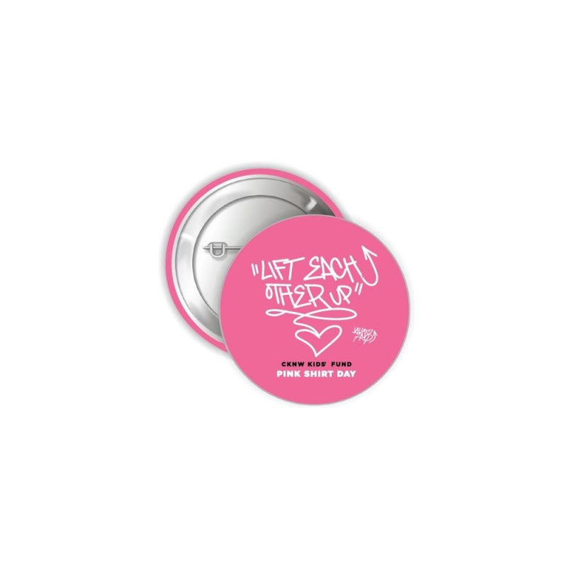 Pink Shirt Day Button - PLU 7614
