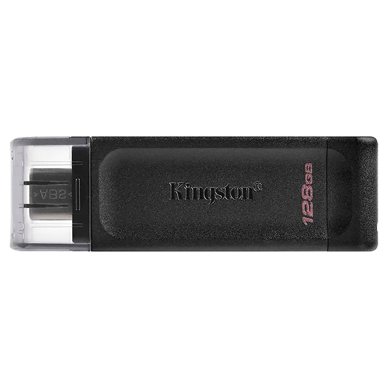 Kingston DataTraveler 70 USB-C Flash Drive - Black - 128 GB - DT70/128GBCR