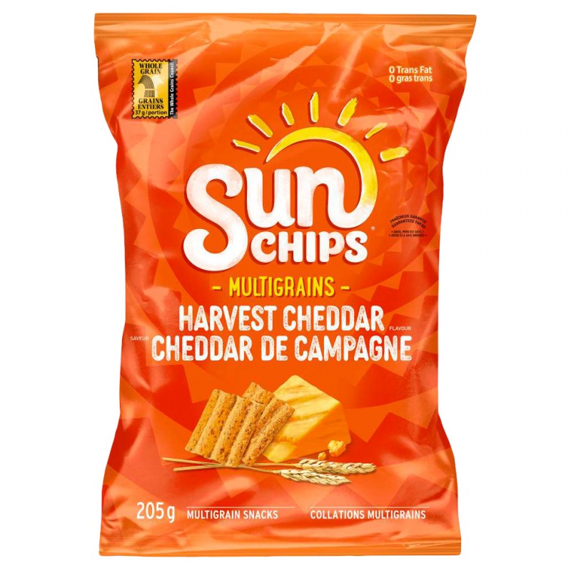 Sunchips Multigrain Snacks - Harvest Cheddar - 205g