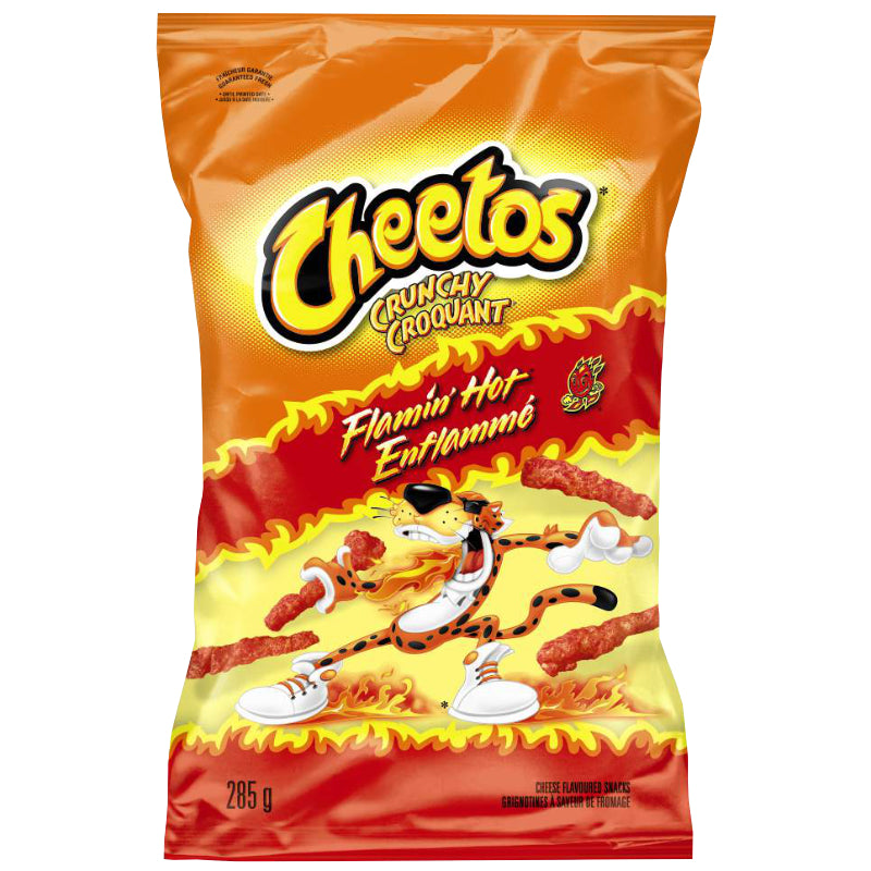 Cheetos Cheese Flavoured Snacks - Flamin' Hot - 285g