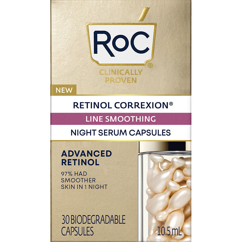 RoC Retinol Correxion Line Smoothing Night Serum Capsules - 30s