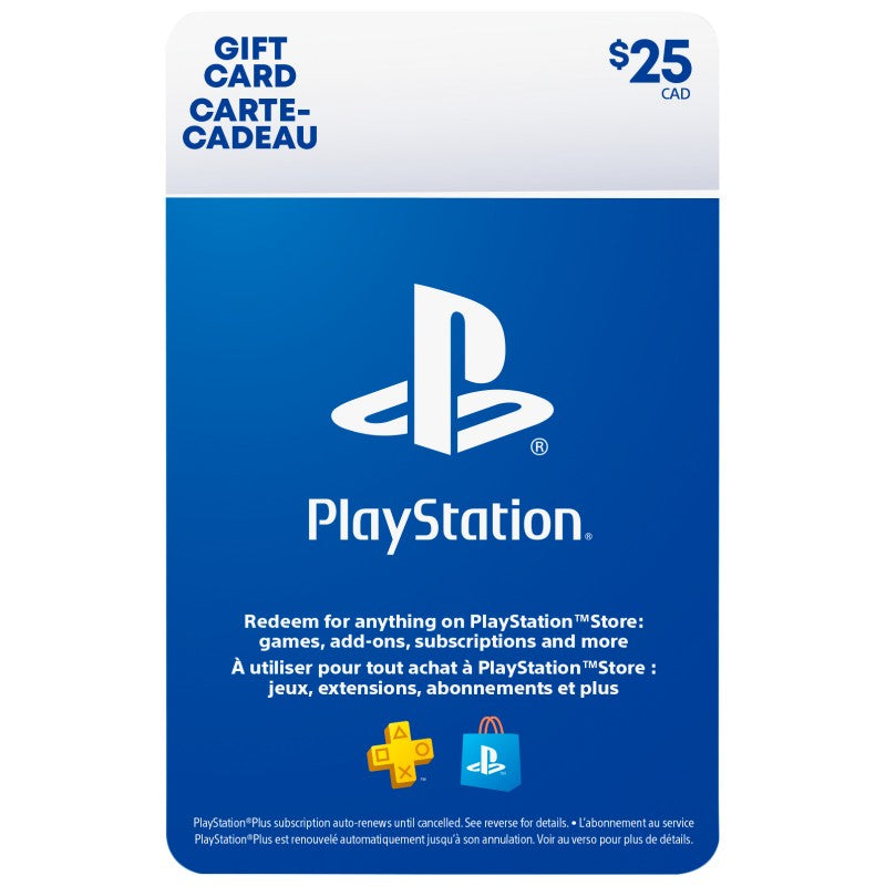Playstation Network Gift Card - $25