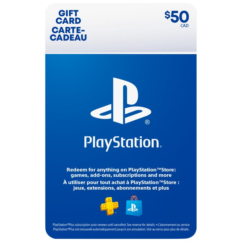 Playstation Network Gift Card - $50