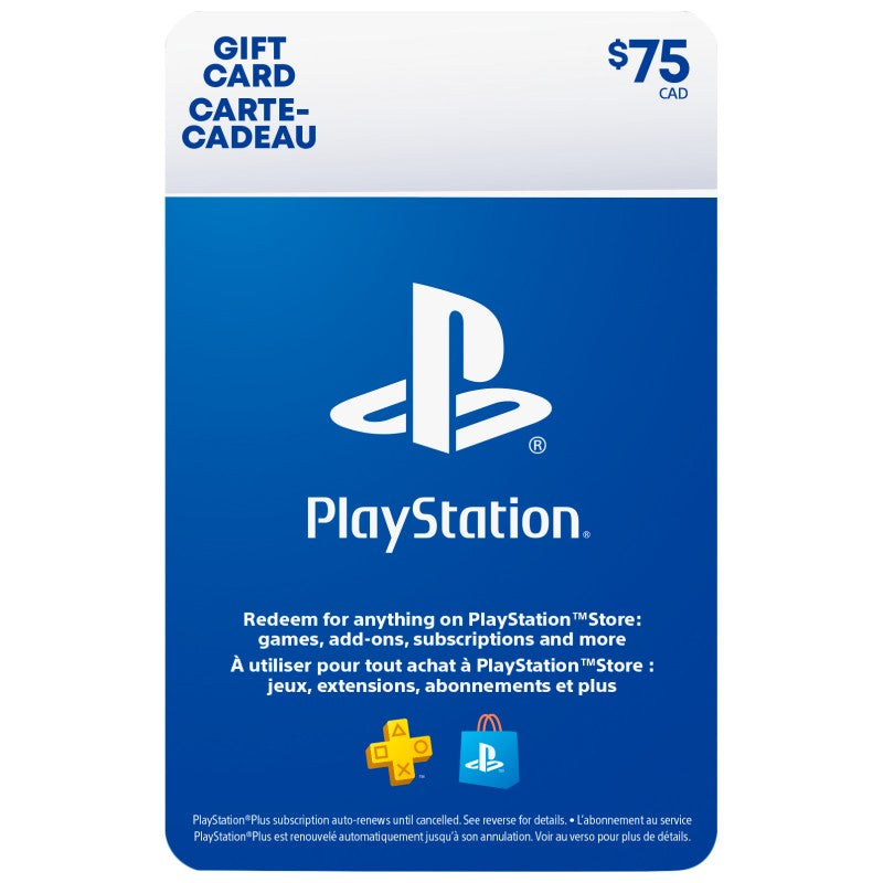 Playstation Network Gift Card - $75