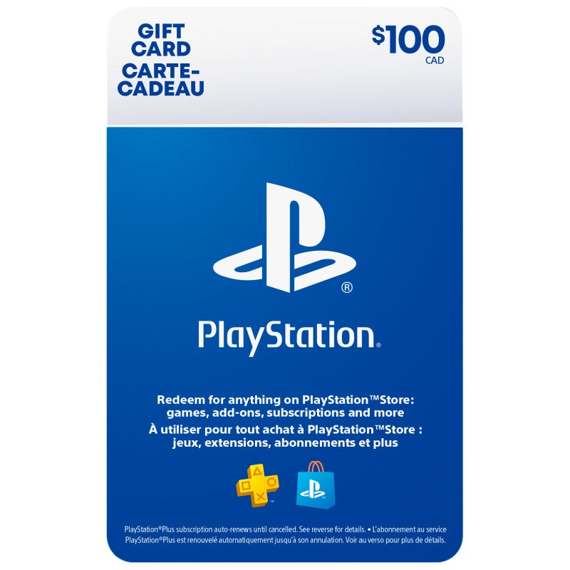 Playstation Network Gift Card - $100
