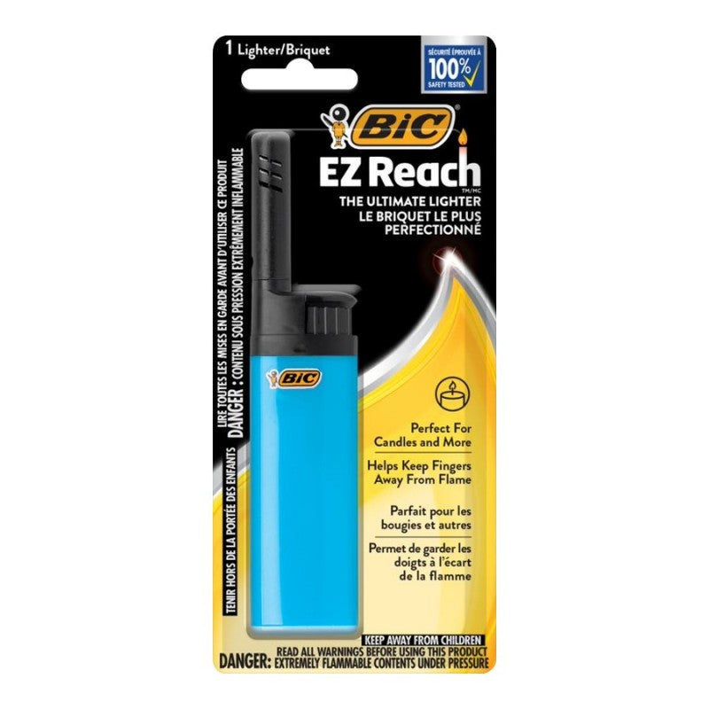 BIC EZ Reach Lighter - Assorted Colours - 1 pack