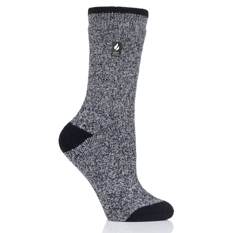 Heat Holders Womens Twist Socks - Black