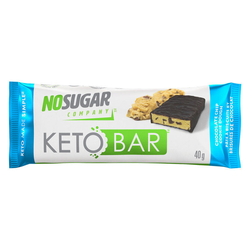 No Sugar Keto Bar - Chocolate Chip Cookie Dough - 40g